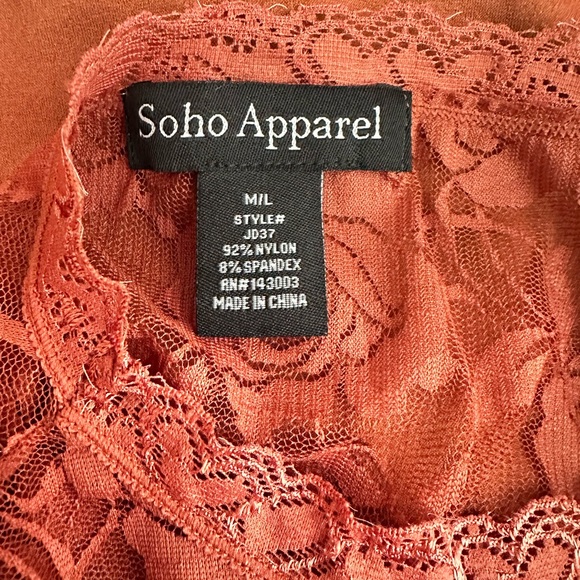 NWT SOHO APPAREL Bodysuits Size M/L - Picture 7 of 11